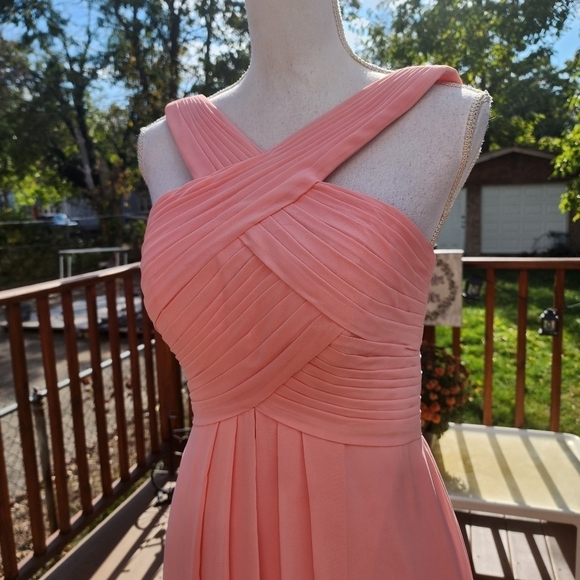 Azazie Short Wedding bridemaid dress size A4 - Picture 11 of 13